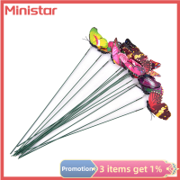 Ministar 15ชิ้น/ล็อตเทียมเทียมผีเสื้อเดิมพันสวนของตกแต่งกลางแจ้ง