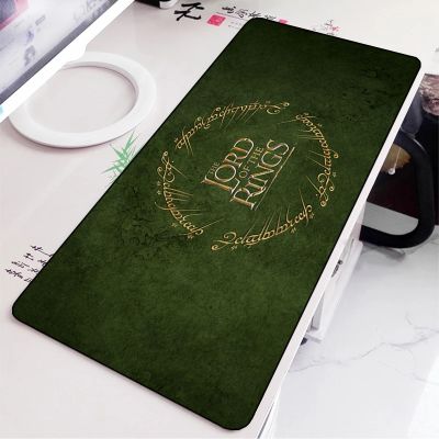 ☋ Lords the Rings Mouse Pad Cartoon Gaming Keyboard Mat Desk Protector Rubber Mats Anime Mousepad Deskmat Kawaii Cute Mouse Pads