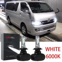 หลอดไฟหน้า 6000K สีขาว สําหรับ Hiace 2005-2019 2 ชิ้น New