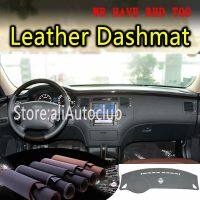 สำหรับ Hyundai Grandeur Azera 2006 2007 2008 2011หนัง Dashmat ฝาปิดแผงควบคุม Dash Sunshade พรมที่กำหนดเองรถจัดแต่งทรงผมรถพวงมาลัยซ้ายรถพวงมาลัยขวา