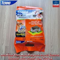 TERRO® Ant Killer Plus Multi Purpose Insect Control Outdoor with shaker bag 1.36 kg Model 1901-6 ผลิตภัณฑ์กำจัดมด แมลง ทรายกันมด แมลงสาบ หมัด และแมลงอื่นๆ