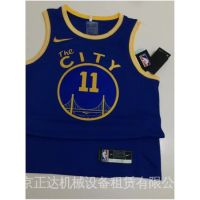 Original NBA Heat Pressed Men Golden State Warriors Blue City #23 Draymond Green 2020 City Edition Jersey KWJ5