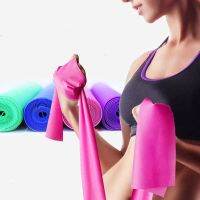 （A New Well Sell ） สตรียางรัดขยายพิลาทิสต้านทานวง ElasticTape ยืดสาย ElasticSet ห่วง GymLady