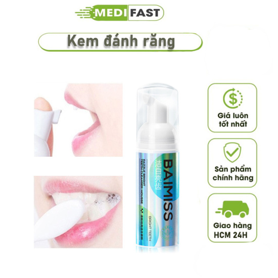 Baimissbọt kem đánh răng & súc miệng baimiss thơm miệng chống ố răng toàn - ảnh sản phẩm 1