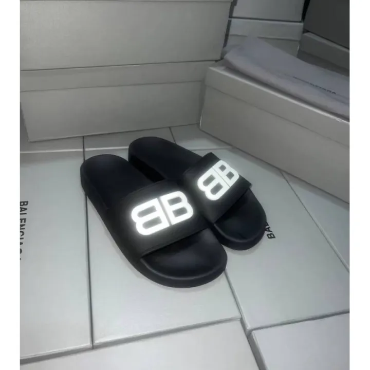 มีของพร้อมส่งค่ะ-new-arrival-balenciaga-men-s-pool-slide-sandal-พร้อมส่งค่ะ