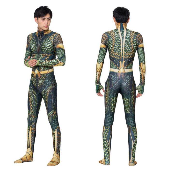 พร้อมส่ง-ชุดบอดี้สูทคอสเพลย์-aquaman-arthur-curry-spandex-zentai-สําหรับปาร์ตี้ฮาโลวีน-qc7311028