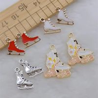 【YF】✘◄✳  10PCS fashionable sports charm zinc alloy roller skates skate pendant accessories discovery