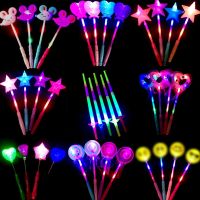 【CW】 1pc Stick Fluorescent Wand Happy Birthday Supplies Let  39;s Kids Favor