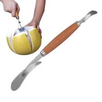 Grapefruit Section Cutter Stainless Steel Curved Fruit Opener 11.8inch Double End Grapefruit Knives Curved Fruit Opener Tool Dishwasher Safe Humanized Kitchen Gadget Fruit innate