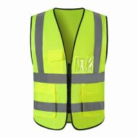 Reflective High Visibility Safety Vest for Men Women Running Biking Home Construction Security Traffic Emergency Workers Vest