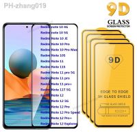 9D Glass for Redmi Note 12 11 11T 11S 10T 9 8 10 Pro Plus 5G Anti Explosion Screen Protector Film for Xiaomi Note 10S 10 JE Max