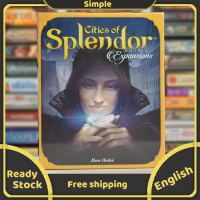 บอร์ดเกม Splendor Cities of Splendor Board Game Laminating Film Cards Version Board Game