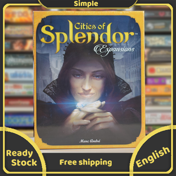 บอร์ดเกม Splendor Cities of Splendor Board Game Laminating Film Cards