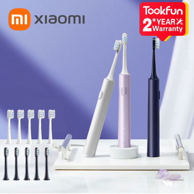 2022 XIAOMI MIJIA Sonic แปรงสีฟันไฟฟ้า T302 Ultrasonic Vitor ฟัน Whitener IPX8กันน้ำ Oral Hygiene Cleaner Brush