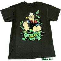 【Fashion】New 2023 ใหม่ Original Cotton เสื้อยืด Unisex Popeye เสื้อยืดแขนสั้นแฟชั่นการออกแบบ แฟชั่นแขนสั้นผ้าฝ้าย