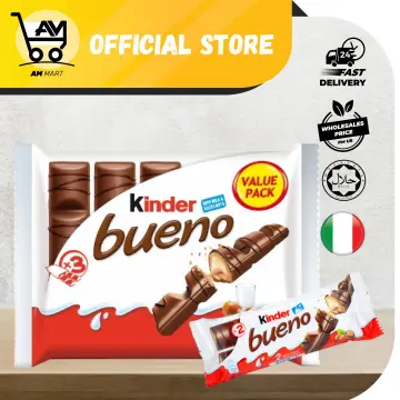 Kinder Bueno Chocolate Wafer Milk Bar 3x43g