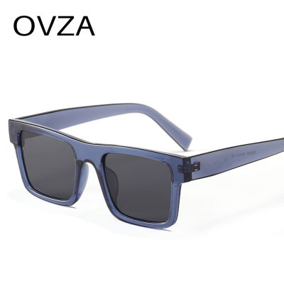 OVZA แว่นกันแดดแฟชั่นสตรีแบรนด์ดีไซเนอร์สี่เหลี่ยมแว่นตาชายคลาสสิก UV400เลนส์ที่มีคุณภาพสูง S2002