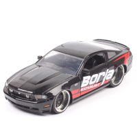 ไม่มีกล่อง Jada Bigtime Muscle 24 Scale 2010 Ford Mustang GT Borla EXHAUST Diecasts &amp; Toy Vehicles Muscle Racing Car Model Black