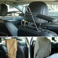 Car Coat Clothes Hook Hanger Back Seat Headrest escopic Stainless Steel Clothes Suits Shirt Jacket Holder Auto Hanger Rack