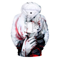 Hot Tokyo Ghoul Hoodies เสื้อผู้ชายผู้หญิงอะนิเมะออกแบบ3D พิมพ์ Hoodie บุรุษชายหญิงเสื้อเสื้อฤดูใบไม้ร่วงฤดูหนาว Tops