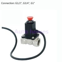 LPG Natural Gas Emergency Shut Off Solenoid Valve DC9V-12V For Home Security Alarm System For Alarming Leak Gas Pipeline Valves