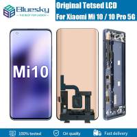 จอ LCD แท้สำหรับ Xiaomi Mi 10 Mi10 M2001J2G M2001J2I,หน้าจอสัมผัสประกอบเครื่องอ่านพิกัดสำหรับหน้าจอ Xiaomi Mi10 Pro