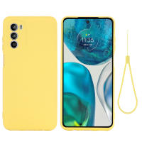 สำหรับ Motorola Moto G52 4G/G82 BJONE 6.6นิ้ว Luxury Liquid Silicon Case Candy สี Smooth ยาง Cover