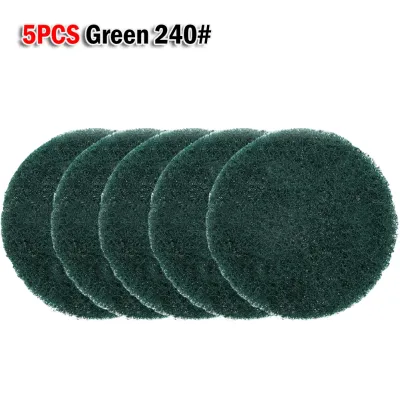 5pcs Scouring Pad 240 /400 800 Cleaning Cloth Scrub Pad Industrial Scouring Pads Nylon Polishing Pad 4Inch Leaning Showers Sinks