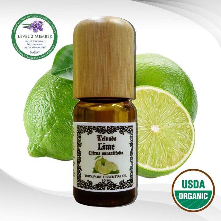 Lime USDA Organic Essential Oil ライムエッセンシャルオイルオーガニック น้ำมันหอมระเหย