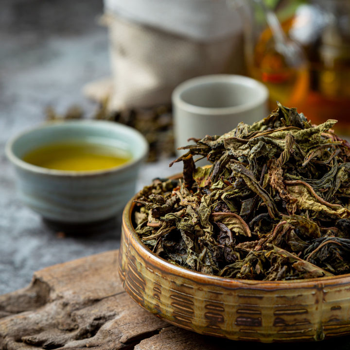 ชาเขียว-100-ชาจีน-สำหรับชงร้อน-ชาเขียวใบหลวม-ส่งตรงจากไร่ชาเชียงใหม่-น้ำหนัก-200-กรัม