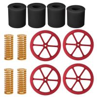 【LZ】jthre 3D Printer Heat Bed Twist Leveling Nut M4 kit Hotbed Platform Level Nut Spring 16/18mm Silicone Column for CR-10 Ender 3 Ender 5