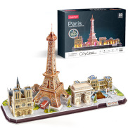 Mô Hình Giấy 3D CubicFun - Led Cityline Paris L525h