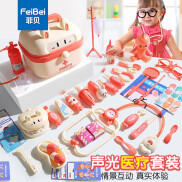 Đồ chơi bác sĩ cho bé trai gái cao cấp, mô phỏng thiết bị y tế thật