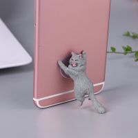 Universal Cute Cat Cell Phone Holder Tablets Desk Car Stand Mount Sucker cket