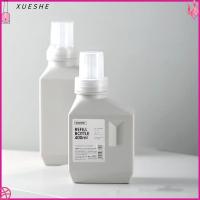 XUESHE 400/600/1000ml ของใช้ในครัวเรือน น้ำยาซักผ้าซักอบรีด น้ำยาปรับผ้านุ่ม เครื่องจ่ายผงซักฟอก แชมพูอาบน้ำฝักบัว ภาชนะจัดเก็บข้อมูล ขวดน้ำสำหรับเด็ก