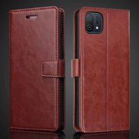 เคสฝาพับแบบเปิดปิดหนังแบบกระเป๋าสตางค์สำหรับ A16K OPPO CPH2349พร้อมซองใส่บัตรกัน RFID กันกระแทกและมีขาตั้งด้านใน TPU ฝาครอบโทรศัพท์ผิวนอก