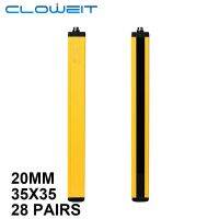 Cloweit APS35-2820ม่านแถบเรืองแสงติดแขนสำหรับกลางคืน35X35mm 28จุดปลอดภัยป้องกันแสงแดดป้องกันอุปกรณ์ตะแกรง