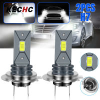 KECHc 2ชิ้นไฟหน้ารถมอเตอร์ไซค์แบบ Led H7ชุดหลอดไฟเสริมไฟสูงต่ำ160W 20000lm หลอดไฟ Lampu Depan Mobil สีขาว6000K