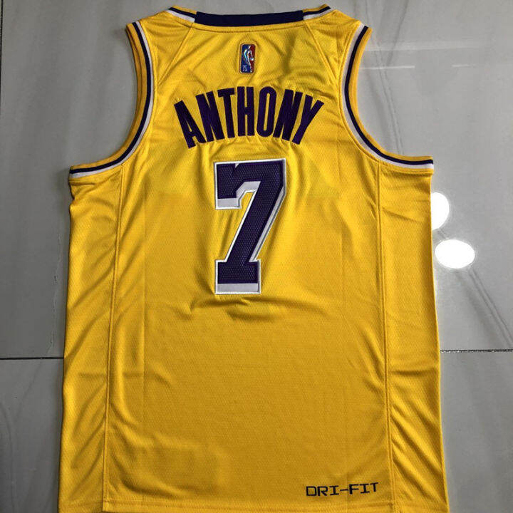 top-quality-hot-sale-fine-embroidery-mens-2022-los-angeles-lakerss-carmelo-anthony-75th-anniversary-swingman-jersey-yellow