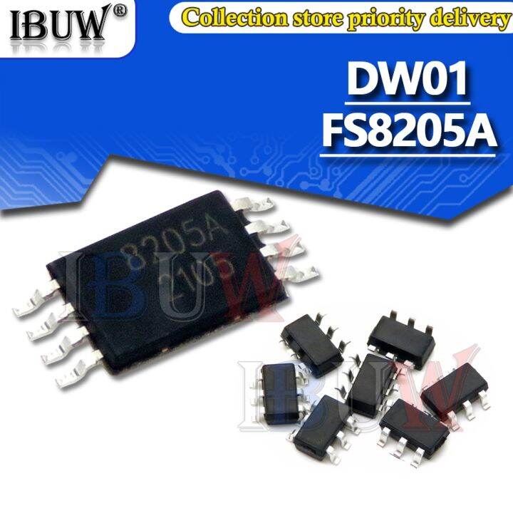 20PCS FS8205A FS8205 combination SOP23-6 battery protection chip ...