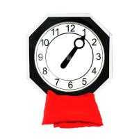 Stage Magic Props Acrylic Scarf Penetrating Clock Magic Wand Clock High Transparency Multiple Penetrations Magic Prop without Trace for Women Men Adults Stage Shows effectual