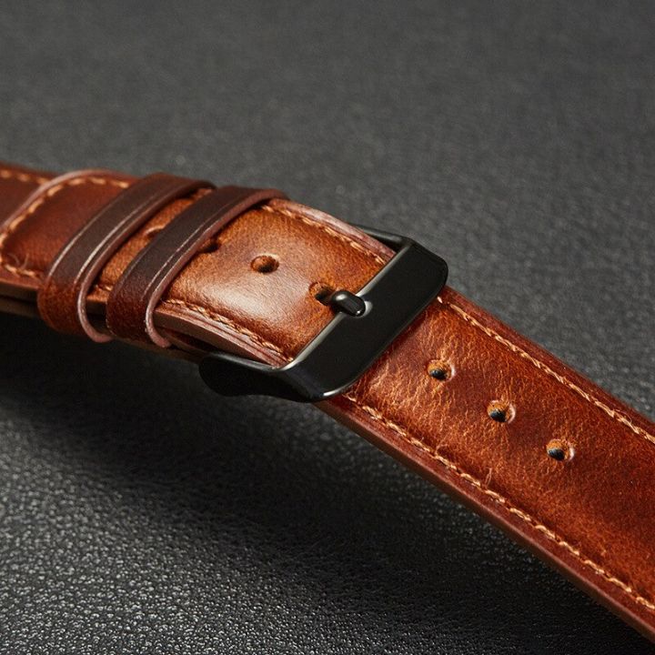 ขายดี-สายนาฬิกาข้อมือสำหรับผู้ชายสายนาฬิกาข้อมือวัสดุนิ่มสายนาฬิกาหนังแท้คุณภาพสูง20-22มม-สำหรับ-samsung-huawei-watch-uthai