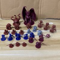 【CW】Lot Cave Bear Grell Red Dragon Devil Rogue Cleric Elf Paladin Otyugh Monster Character Wrath of Ashardalon Board Game Minis Toys