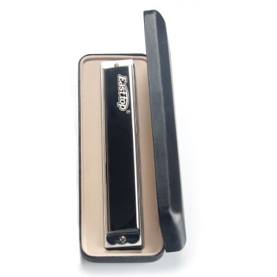 ‘【；】 East Top T2403 24 Holes Tremolo Harmonica A B C D E F G A# C# D# F# G# Full Tone Quality Silver Polyphony Harmonica Musical Gift