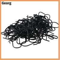 GEORG 120Pcs มินิมินิ S Hook โลหะสำหรับตกแต่ง ทนทานสำหรับงานหนัก ตะขอแขวนแบบแขวน ใช้งานได้จริง 1นิ้วค่ะ ตะขอลวดรูปตัว S เสื้อผ้าต้นไม้แขวน