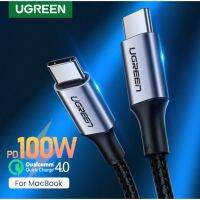 ประกัน2ปี+พร้อมส่ง  Ugreen USB 5A (ยาว1, 2เมตร) TypeC to USB-C CablePD 100W Fast Charger Cable สำหรับ Macbook, มือถือ