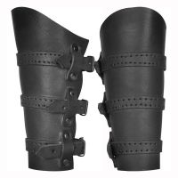 【JH】 Medieval Leather Arm Guard Armor Barbarian Bracer Vambrace Costume Wristband Gauntlet LARP