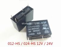 รีเลย์5ชิ้น/ล็อต Jzc-43f 012-Hs 024-Hs 555ปกติ4pin เปิด5a ใหม่และ