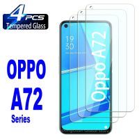 2/4Pcs Tempered Glass For OPPO A72 A72 5G Screen Protector Glass Film