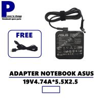 Woww สุดคุ้ม ADAPTER NOTEBOOK ASUS 19V4.74A*5.5X2.5 / สายชาร์จโน๊ตบุ๊ค เอซุส + ทรงสี่เหลี่ยม + สายไฟ ราคาโปร อุปกรณ์ สาย ไฟ ข้อ ต่อ สาย ไฟ อุปกรณ์ ต่อ สาย ไฟ ตัว จั๊ ม สาย ไฟ